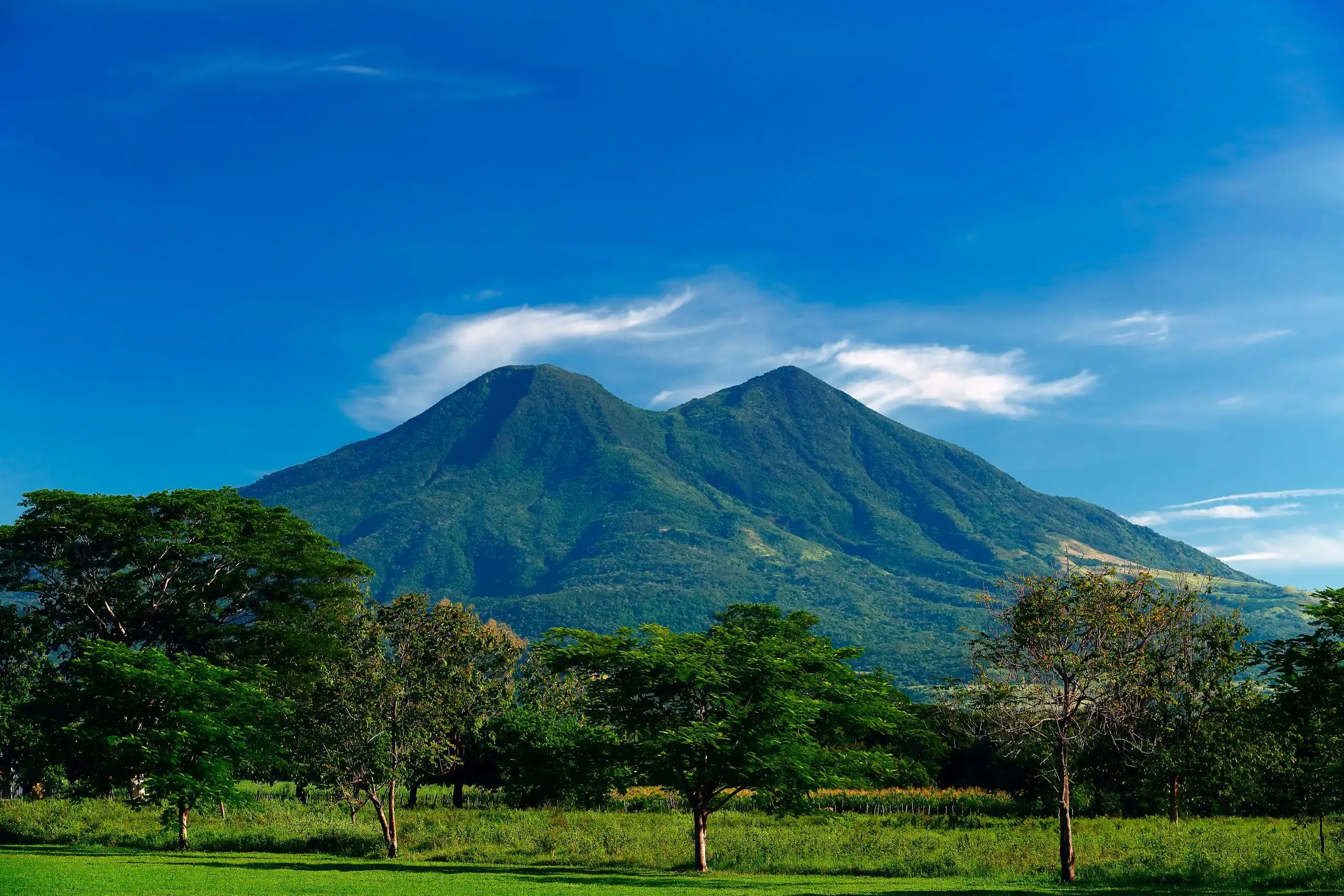 El Salvador Volcano Landscape